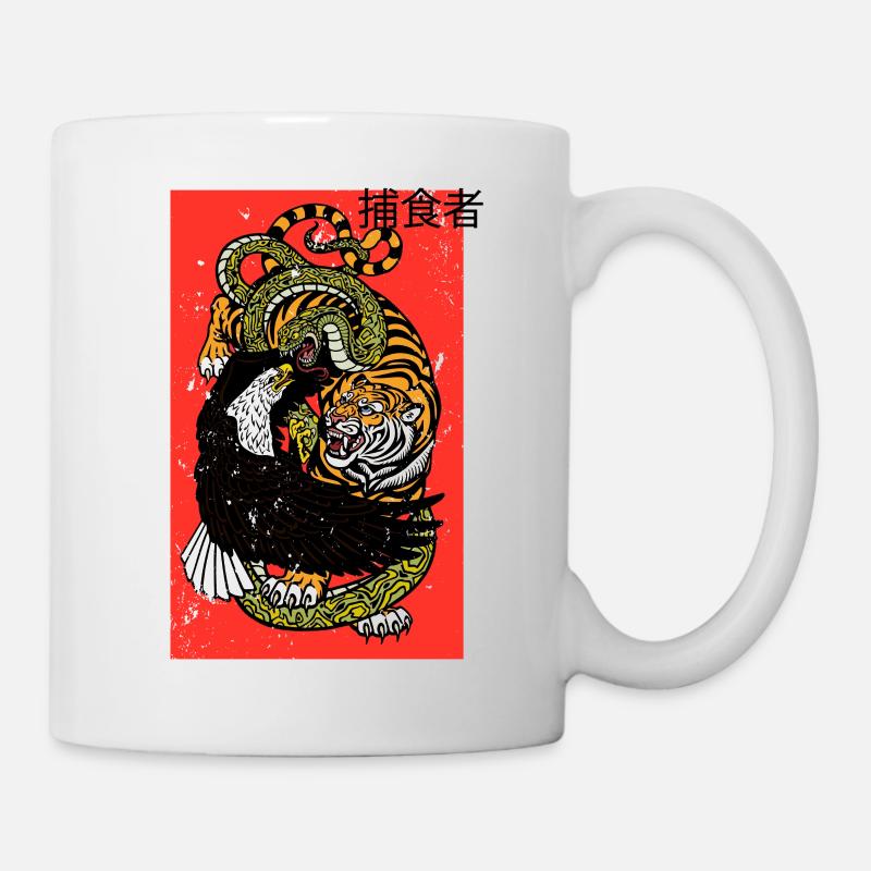 Tiger Snake Eagle - Mug - white
