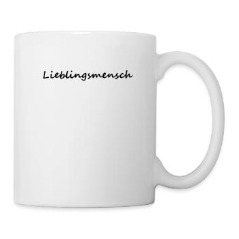 Lieblingsmensch - Tasse - Weiß - Rechts