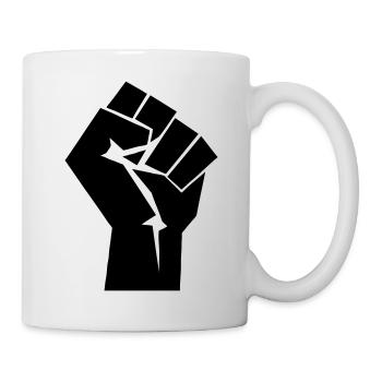 Raised Fist Logo - Mug - white - Right