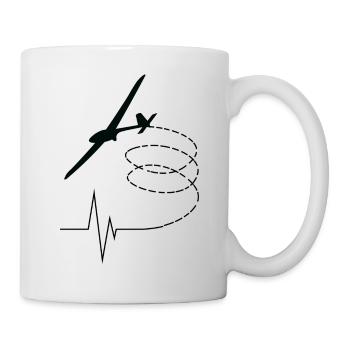 Battement de coeur plus scinticulant - Mug blanc - blanc - Droite