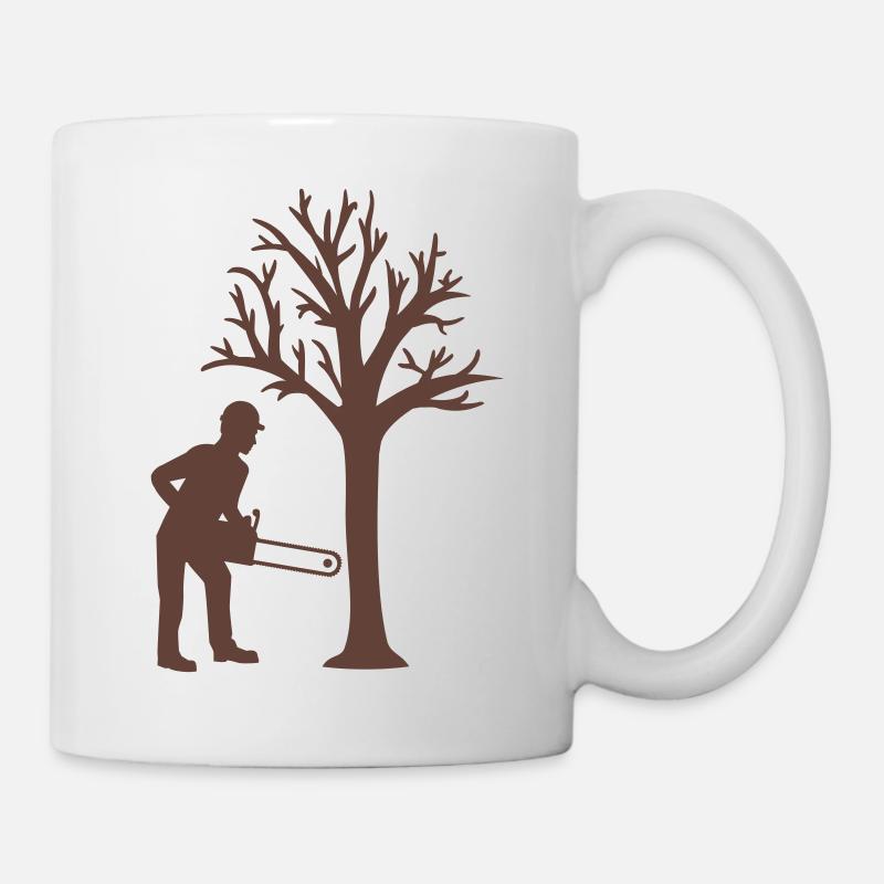 Bûcheron - Mug blanc - blanc