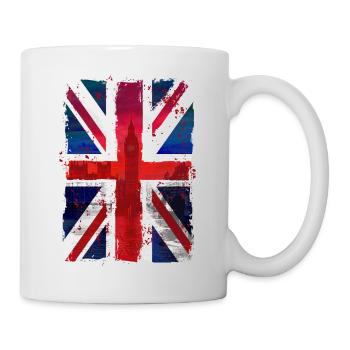 Union Jack - UK Flag - London - Tasse - Weiß - Rechts