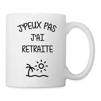 Retirement Pensioner Ruhestand Rentner Retraite - Mug - white - Right