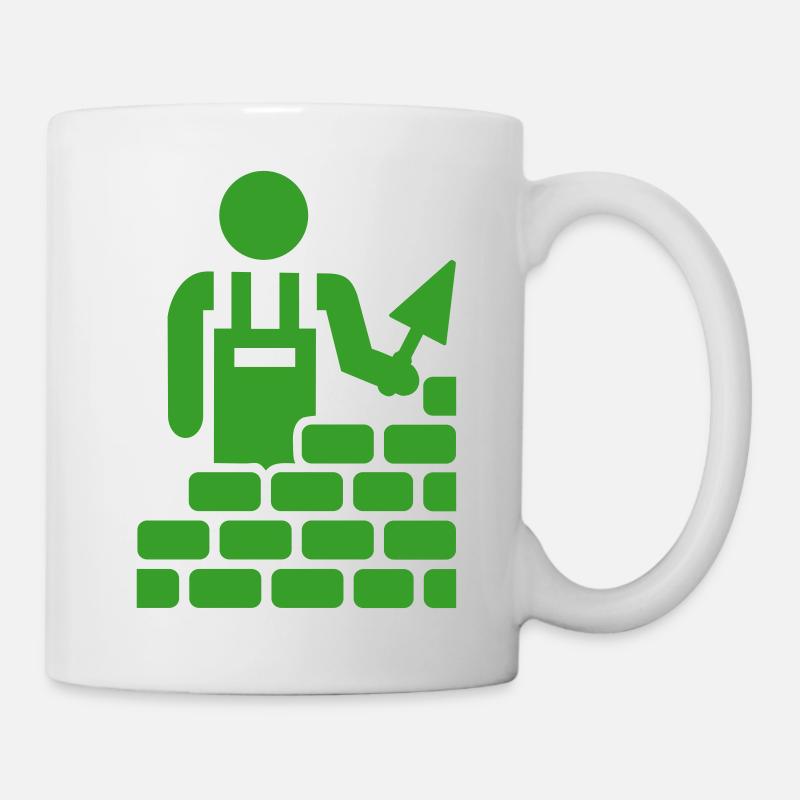 Maurer - Tasse - Weiß