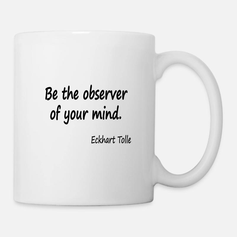 Observez votre - Mug blanc - blanc
