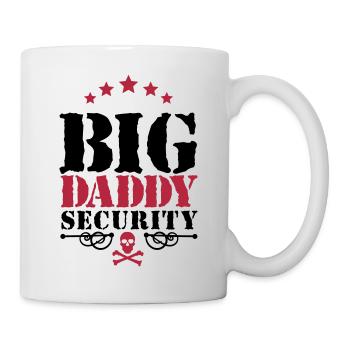 Big Daddy Security - Tasse - Weiß - Rechts