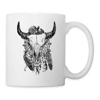 Skull Tattoo - Mug - white - Right