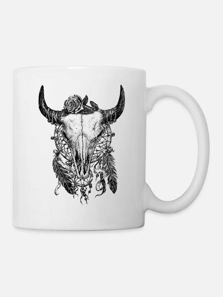 Skull Tattoo - Mug blanc - blanc