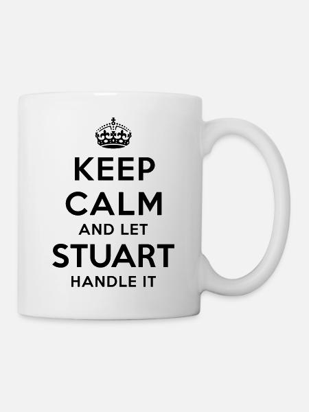 keep calm and let stuart handle it - Mug - white