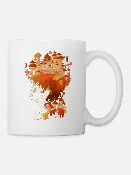 Portrait Imaginaire - Mug blanc - blanc