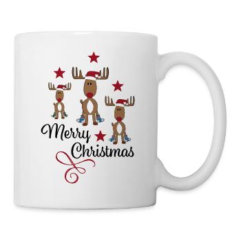merry Christmas - Tasse - Weiß - Rechts