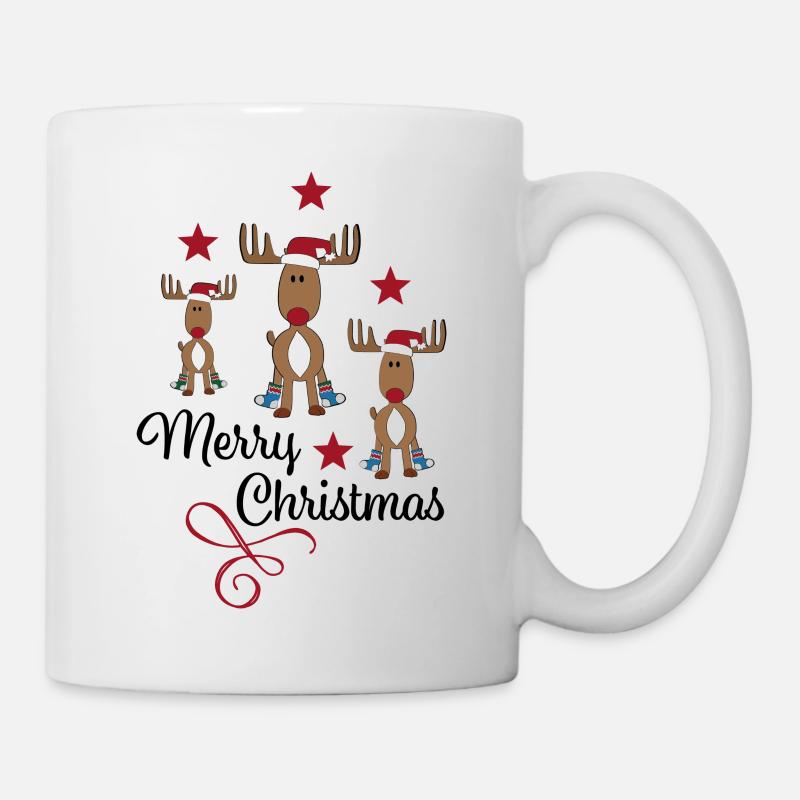merry Christmas - Tasse - Weiß
