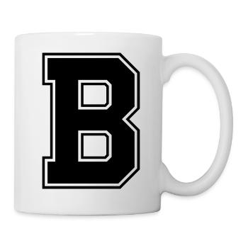 b - Tasse - Weiß - Rechts