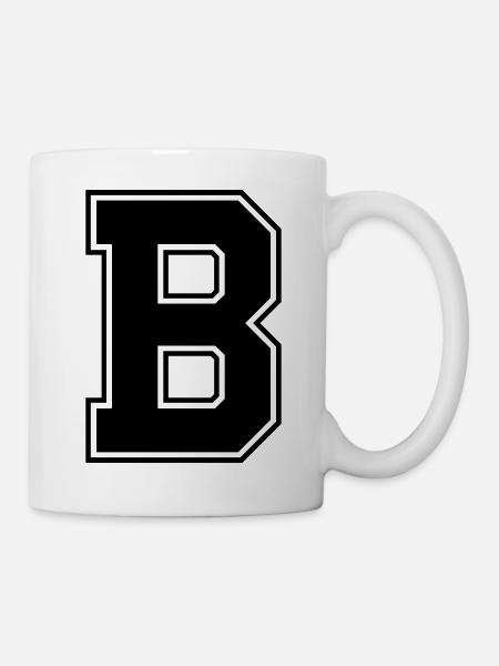 b - Tasse - Weiß