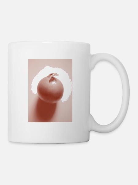 Zwiebel - Tasse - Weiß