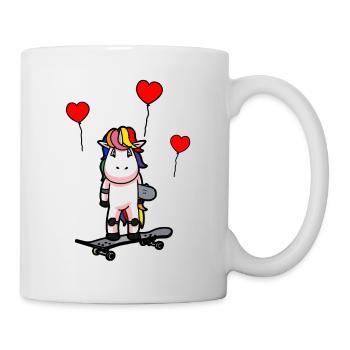 Patineur Patinage Licorne Sport Fantasy Teens - Mug blanc - blanc - Droite