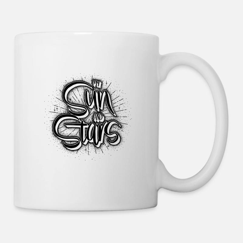 Mon soleil et mes etoiles - Mug blanc - blanc