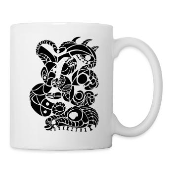 Dragon - Tasse - Weiß - Rechts
