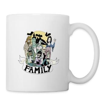 family_monster - Mug blanc - blanc - Droite
