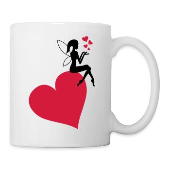 fee_herz_liebe - Tasse - Weiß - Rechts