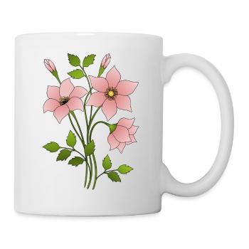 Bouquet of flowers - Mug - white - Right