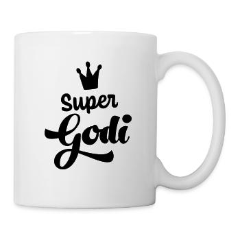 Godi Geschenk Super Godi Super Patentante Tante - Tasse - Weiß - Rechts