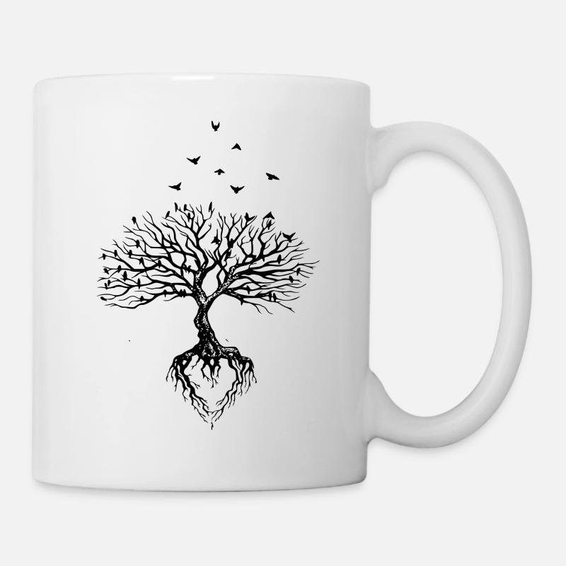 Baum - Tasse - Weiß