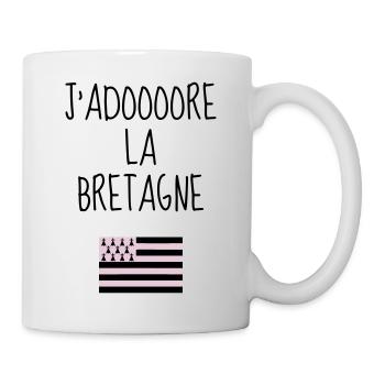 Bretagne / Breton / Bretonne / BZH / Breizh - Mug - white - Right