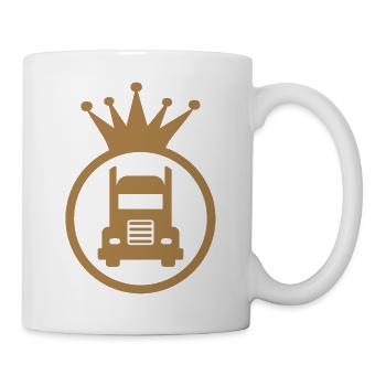 Trucker LKW Fahrer Routier Truck Camion Transport - Mug - white - Right