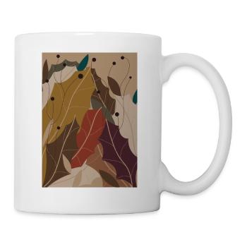 Motif décoratif - Mug blanc - blanc - Droite