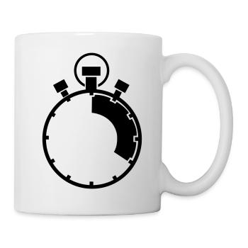 stoppuhr_01 - Tasse - Weiß - Rechts
