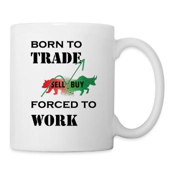 trader Börse - Tasse - Weiß - Rechts