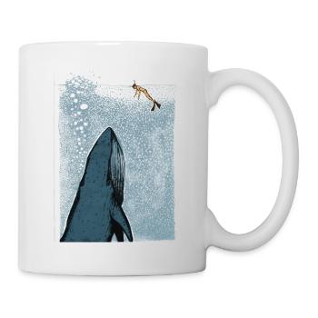 Whale watches - Tasse - Weiß - Rechts
