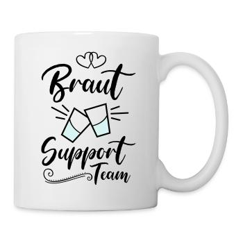 braut support team kurze - Tasse - Weiß - Rechts
