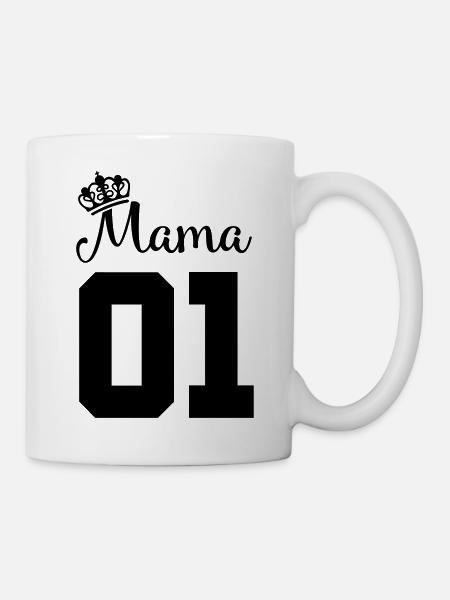 mama 01 - Tasse - Weiß