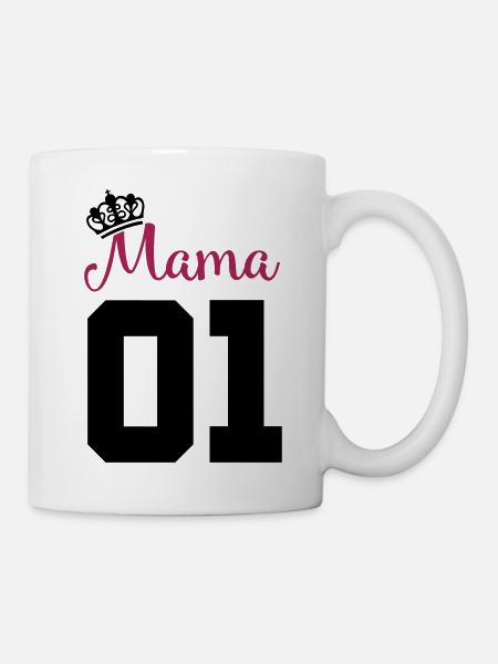 mama 01 - Tasse - Weiß