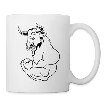 starker_stier_01 - Mug - white - Right