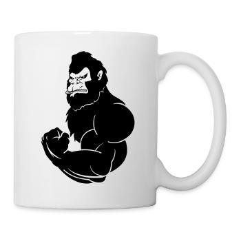 gorilla_beast_001 - Tasse - Weiß - Rechts