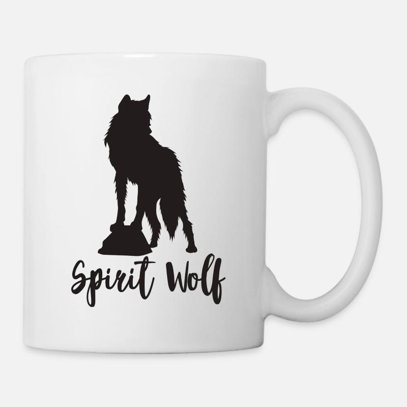 SPIRIT WOLF - Mug - white