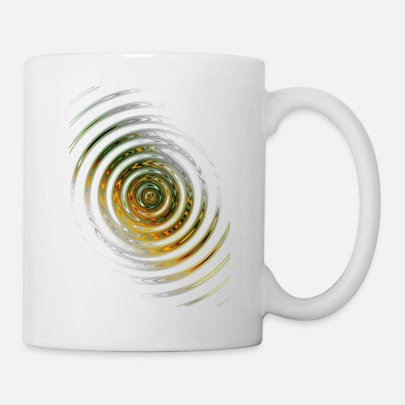 Ondes lumineuses - Mug blanc - blanc