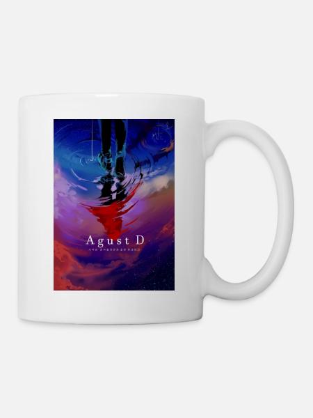Agust D suga Kunstwerk - Tasse - Weiß