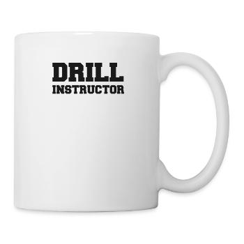 Drill Instructor Trainer Fitness Sport Mannschaft - Tasse - Weiß - Rechts