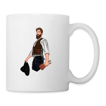 Charpentier des profondeurs de la Forêt-Noire - Mug blanc - blanc - Droite
