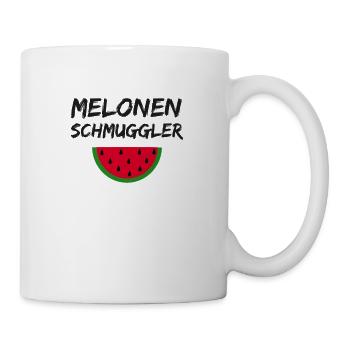 Melonen Schmuggler Wassermelone tropisch Vegan - Tasse - Weiß - Rechts