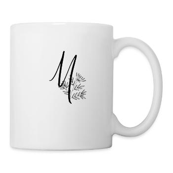 M - Tasse - Weiß - Rechts