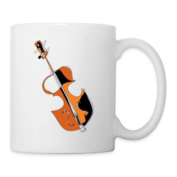Violine - Tasse - Weiß - Rechts