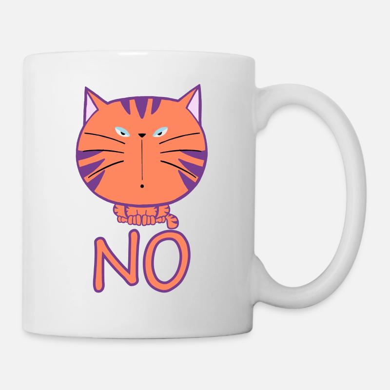NO cat - Mug - white