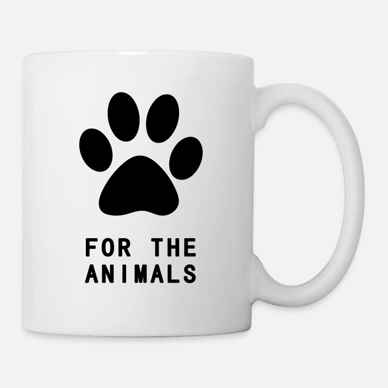 Pour les animaux - Mug blanc - blanc