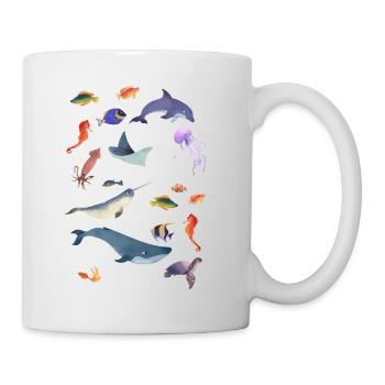 Seetang HAARZO - Tasse - Weiß - Rechts