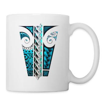 Tattoo art pixels - Mug - white - Right